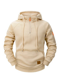 Mason | Sportive Zip-Hoodie in Khaki
