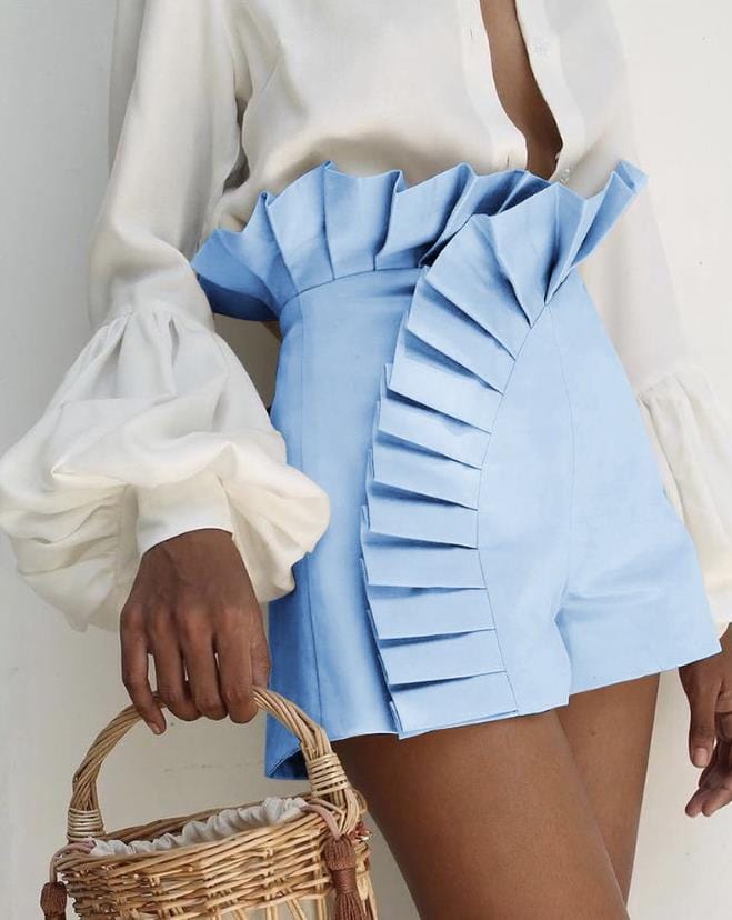 Shorty | Stylische Rüschenshorts
