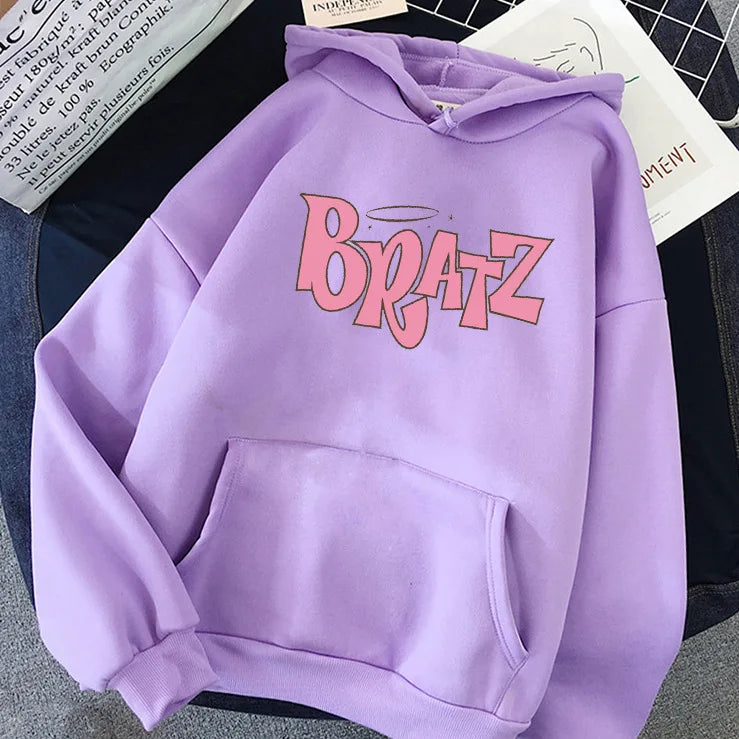 Posy- Print Sweatshirt mit Letter-Design für Damen