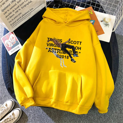 Athen- Bedruckter Baumwoll-Hoodie für Damen