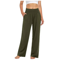 Belle Comfort™ Hose Mit Elastischem Bund und Weiter Pantalon-Passform in Grün