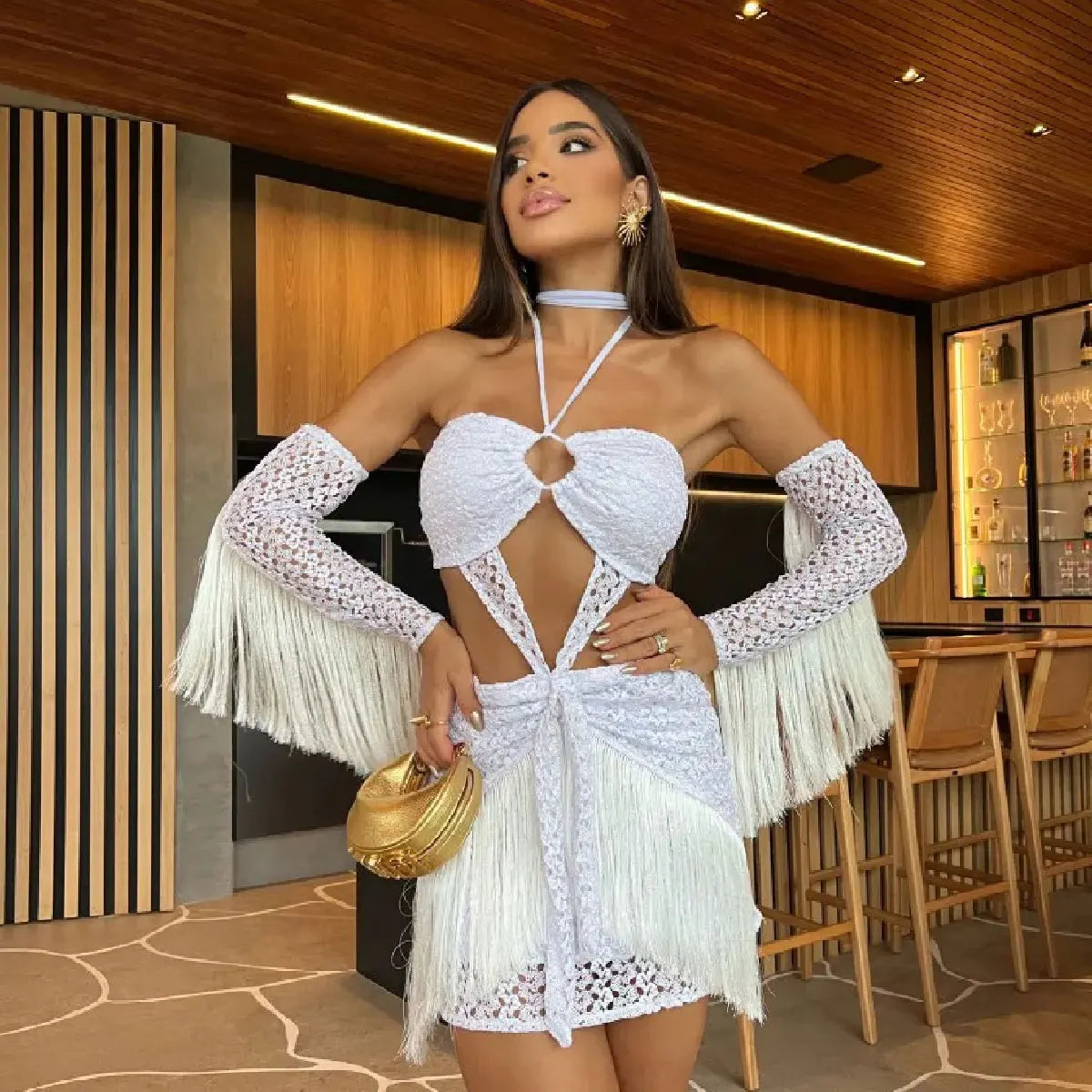 Sabrina | Strandkleid Damen im Kimono-Stil für Strand und Pool