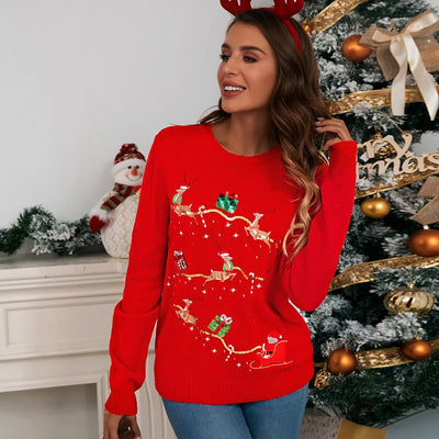 Mercedes- Weihnachtspullover für Damen
