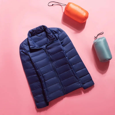 Amber - Outdoor Daunenjacke mit Kapuze für Damen