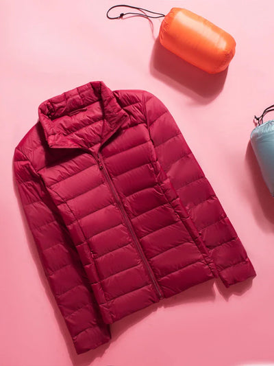 Amber - Outdoor Daunenjacke mit Kapuze für Damen
