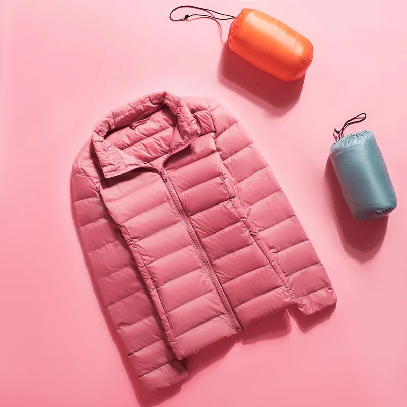 Amber - Outdoor Daunenjacke mit Kapuze für Damen