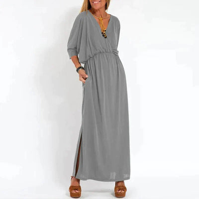 Vintagie | Vintage-Kleid mit hohem Taillen-Seitenschlitz