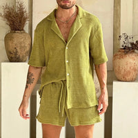 Hampton™ Premium-Strickset mit Resortkragen in Grün