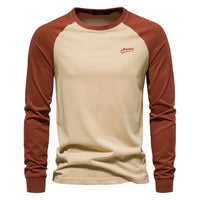 Lambert | Longsleeve mit Raglanärmeln in Khaki