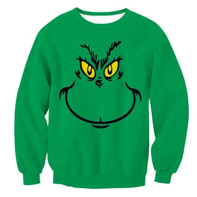 Renate - Warmer Pullover mit 3D Lustiger Feiertag Weihnachtsfeier Bedruckt für Männer und Frauen