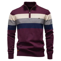 Neuhaus | Stilvoller Pullover mit Stehkragen in Weinrot