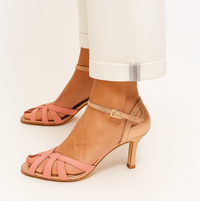 Alina | Damen Stiletto Sandalen Elegant Feminin Abend Festlich Sexy in Rosa