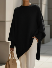 Maglione – Oversize-Pullover in Schwarz