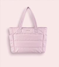 Lovy | Damen Puffer Tasche Trend Modern Statement Urban Chic in Rosa