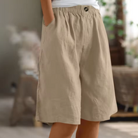 Carmella - Weite FreizeitKurze in Khaki