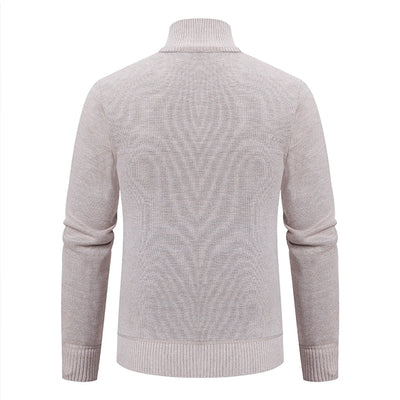 Mambo | Herren Grobstrick-Cardigan mit Stehkragen