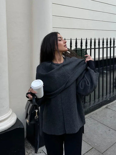 Jacke mit Halstuch für Frauen
