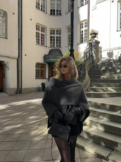 Jacke mit Halstuch für Frauen