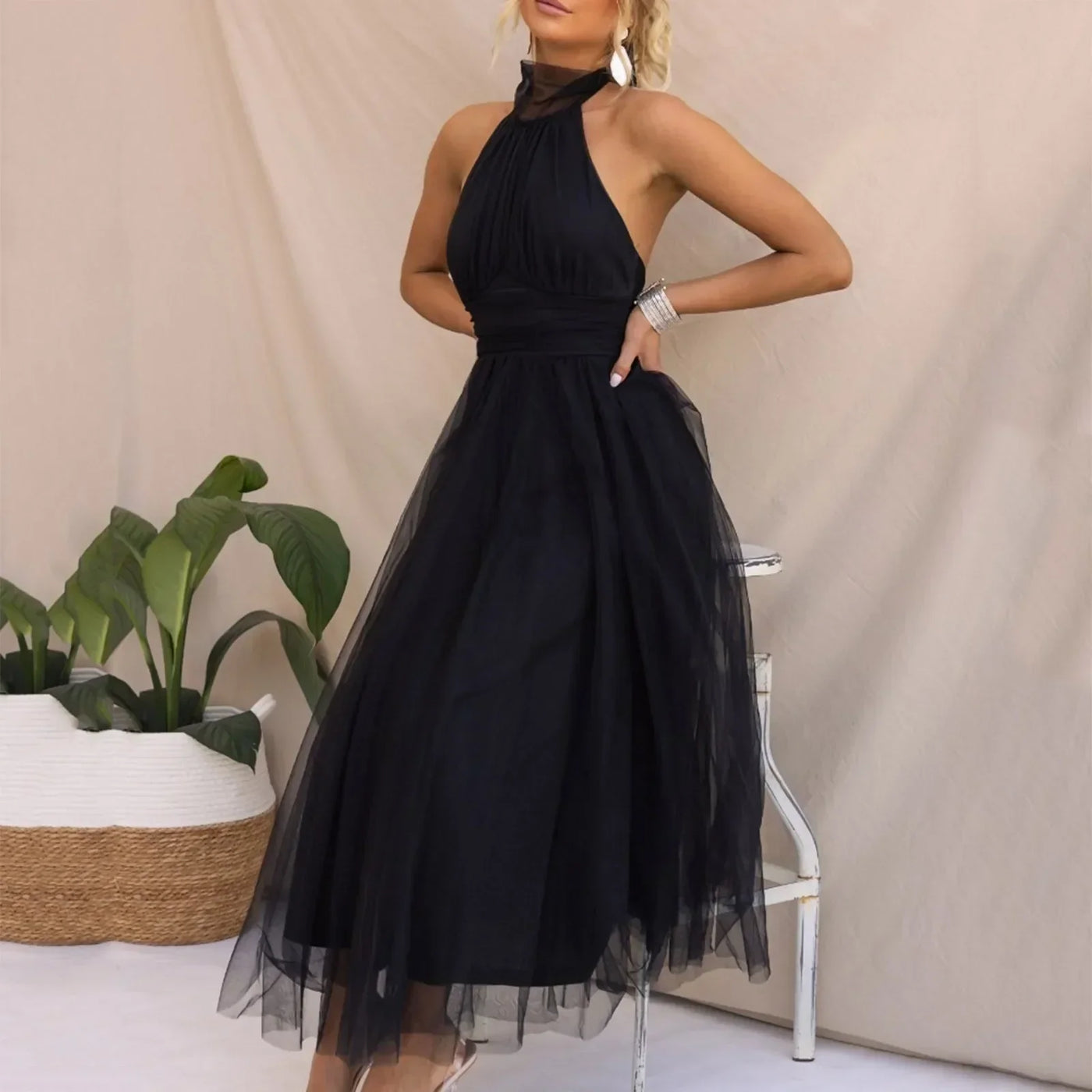 Coraline™ – Elegantes ärmelloses Kleid