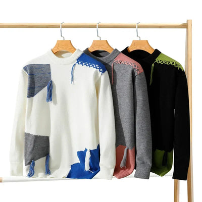 Ilan- Strickpullover mit Rundhalsausschnitt für Herren