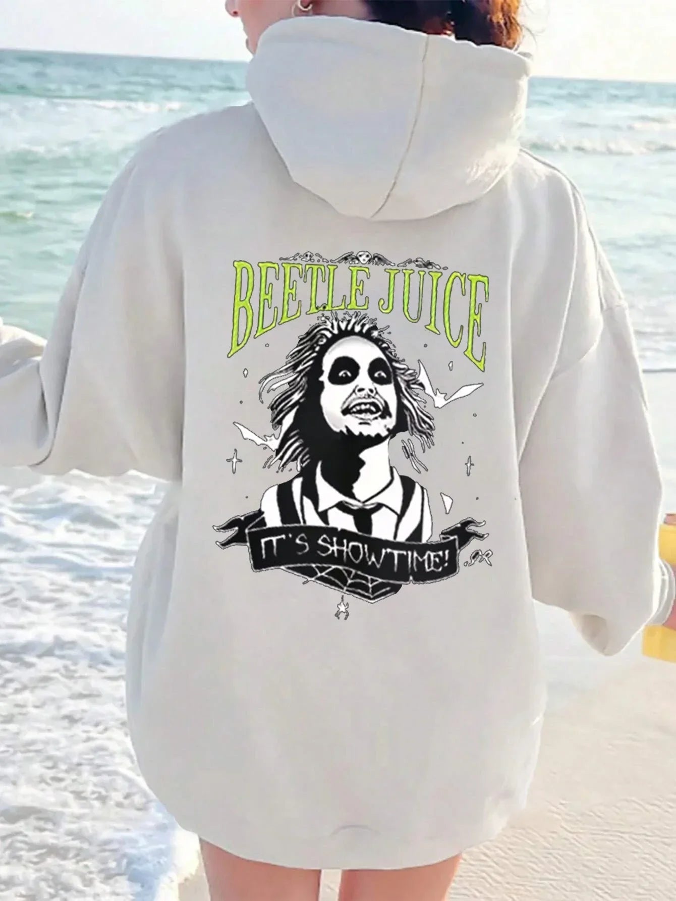 Delila- Kapuzenpullover mit Rundhals und Print für Damen
