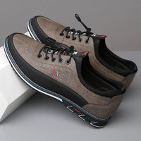 Milan™ Premium-Ledersneaker mit Schnellverschluss-System in Khaki