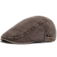 Hans | Vintage Flat Cap in Kaffee