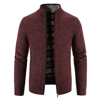 Tovi- Strickjacke mit Umlegekragen für Herren