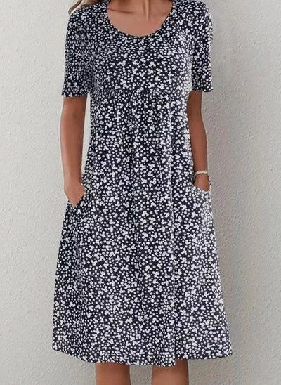 Valerie - Sommerliches Damenkleid mit Blumenprint und entspanntem Schnitt