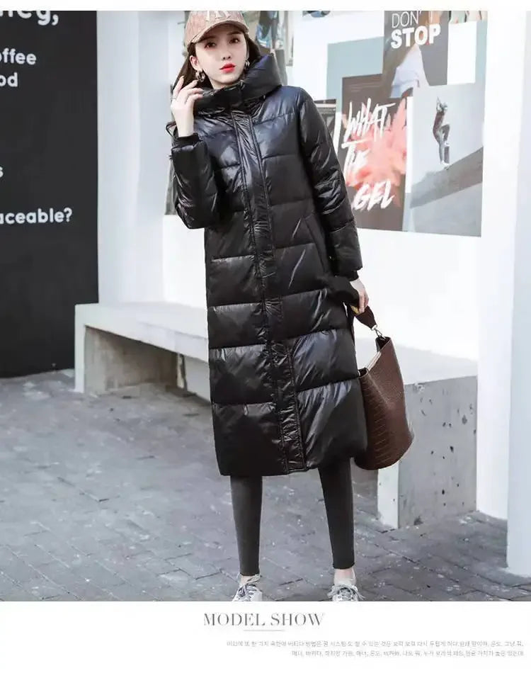 Brianna- Langer Winter-Daunenmantel für Damen