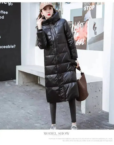 Brianna- Langer Winter-Daunenmantel für Damen