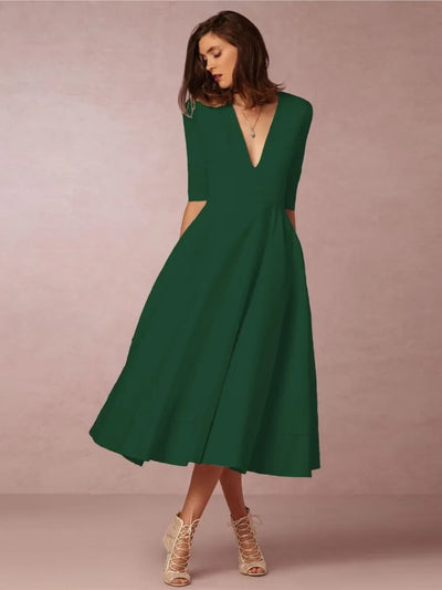 Glamour | Midi Abendkleid für Damen – Elegant und Zeitlos