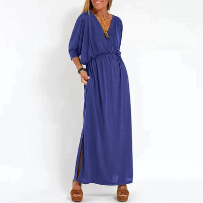 Vintagie | Vintage-Kleid mit hohem Taillen-Seitenschlitz