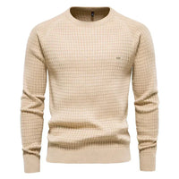 Falk | Pullover mit Karomuster in Kaki
