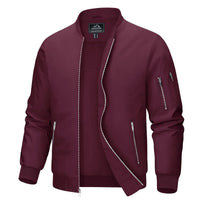 Dominus™ Jacke mit Strategischen Taschen und Premium-Passform in Weinrot