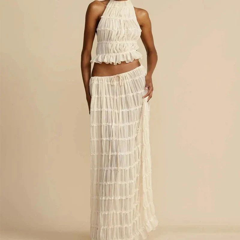 Mira | Maxi Rockanzug Halterlos für Sommeranlässe