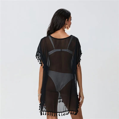 Maria | Chiffon Strandkleid Elegantes Beach Cover Up