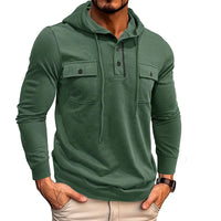 Westbrook™ Hoodie Mit Verstellbarer Kapuze und Fronttaschen in Grün