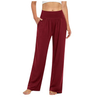 Belle Comfort™ Hose Mit Elastischem Bund und Weiter Pantalon-Passform in Rot