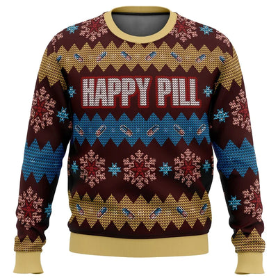 Markus - Warmer Pullover mit Rundhalsausschnitt und 3D-Weihnachtsprints für Männer und Frauen