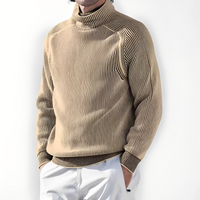 Jarrett - Pullover mit Kragen in Khaki