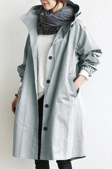 Oprah | Lange Sommer-Trenchcoat für Damen