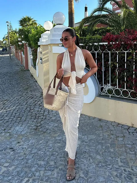 Fudus | Stilvolles Knoten Sommer Satz (top+rock)