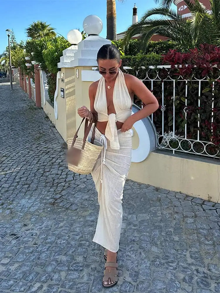 Fudus | Stilvolles Knoten Sommer Satz (top+rock)