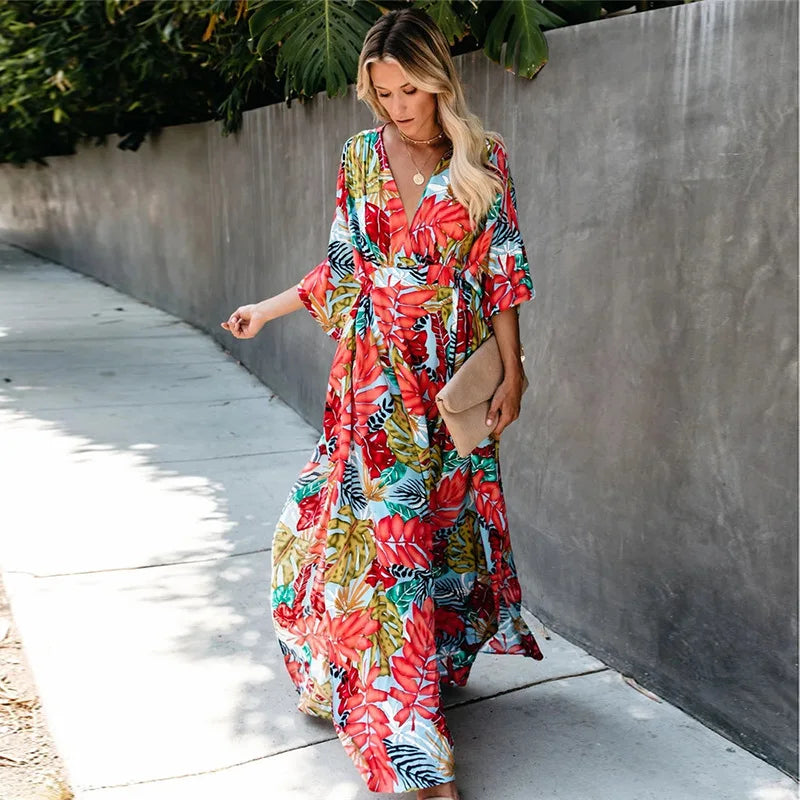 Martina | Häkel Kaftan Strandkleid Damen