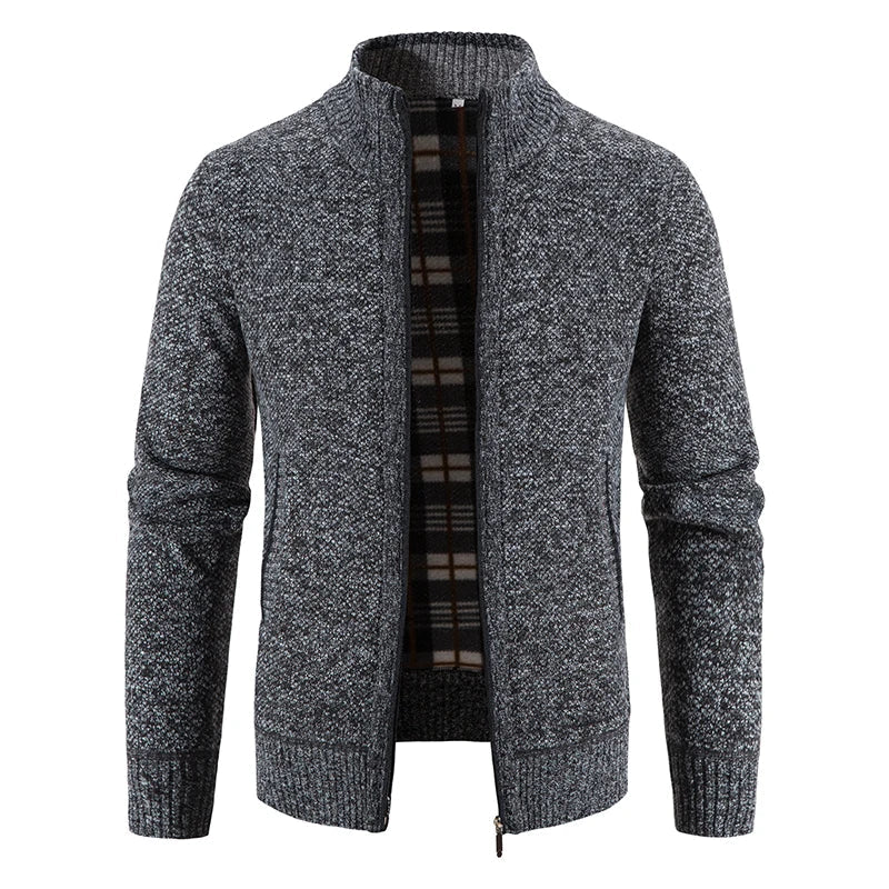 Tovi- Strickjacke mit Umlegekragen für Herren