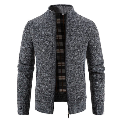Tovi- Strickjacke mit Umlegekragen für Herren