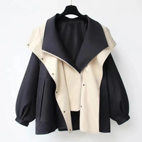 Fiore | Windbreaker-Jacke in Schwarz