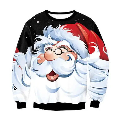 Renate - Warmer Pullover mit 3D Lustiger Feiertag Weihnachtsfeier Bedruckt für Männer und Frauen