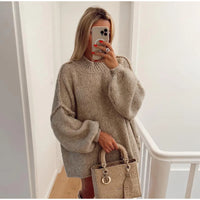 Der bequeme und elegante Herbstpullover für Frauen -MORENE in Khaki